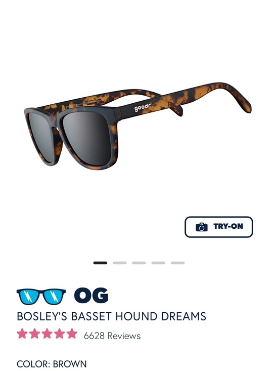 goodr Accessories - Goodr Bosley’s Basset Hound Dreams Brown Sunglasses